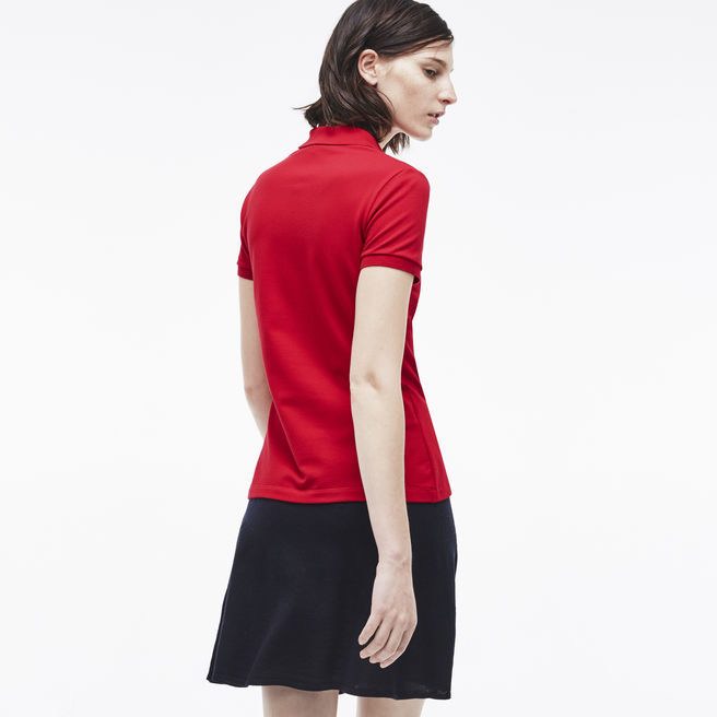 Lacoste short lapel T woman S-2XL-056